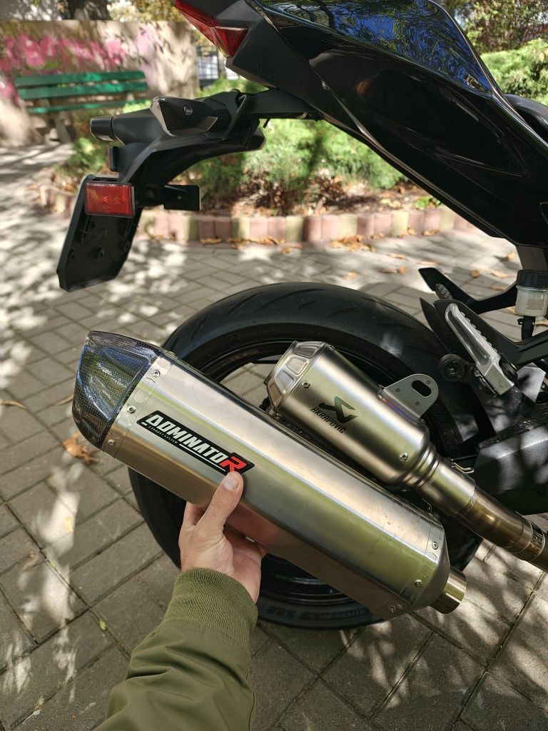 Wydech KTM Duke 125/390, RC, AKRAPOVIC/ GSXR,Yamaha 125/ R3, NINJA 400