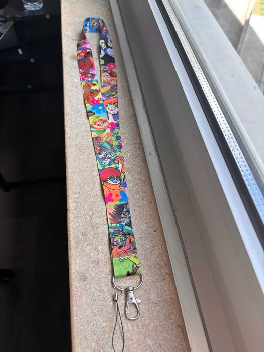 Fita Porta-Chaves / Porta-Cartões – Scooby-Doo Multicolor