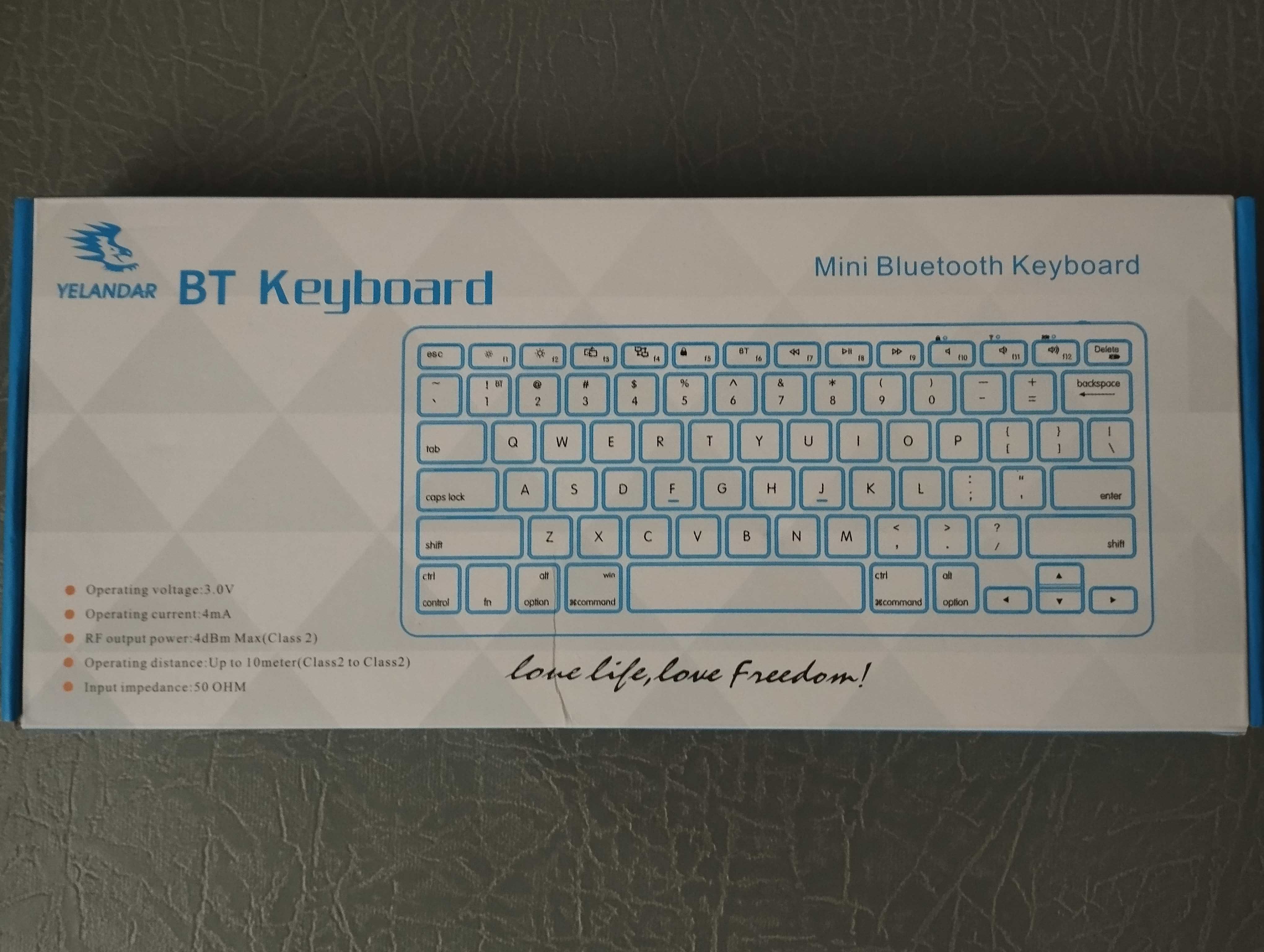 Мини Блютуз клавиатура BT Keyboard
