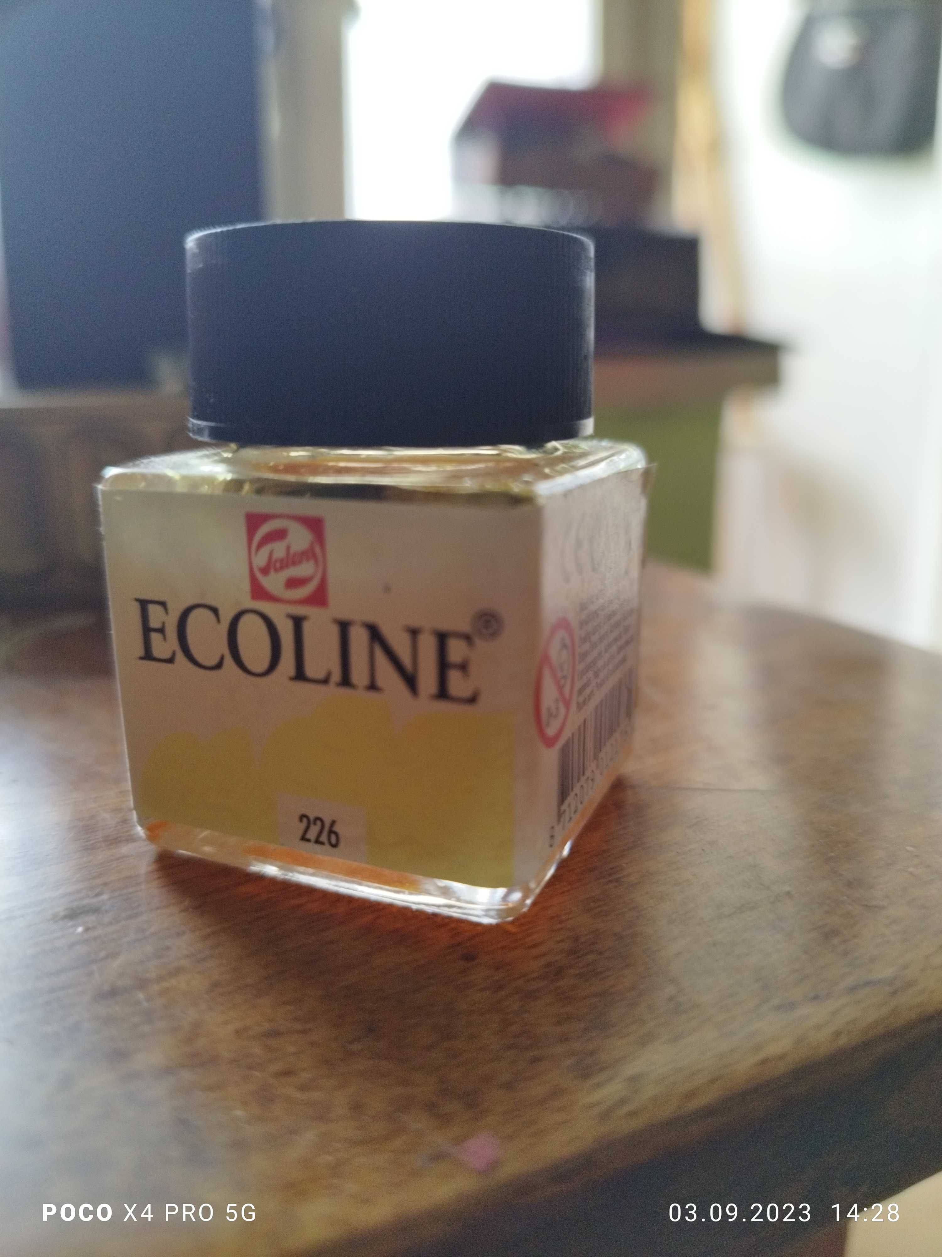 Ecoline , фарби акварель,35 кольорів