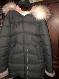 Продам тепле зимове пальто, є незначні дефекти фото 3-4