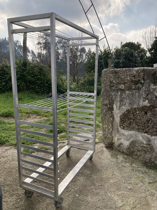 Estendal de roupa em aluminio