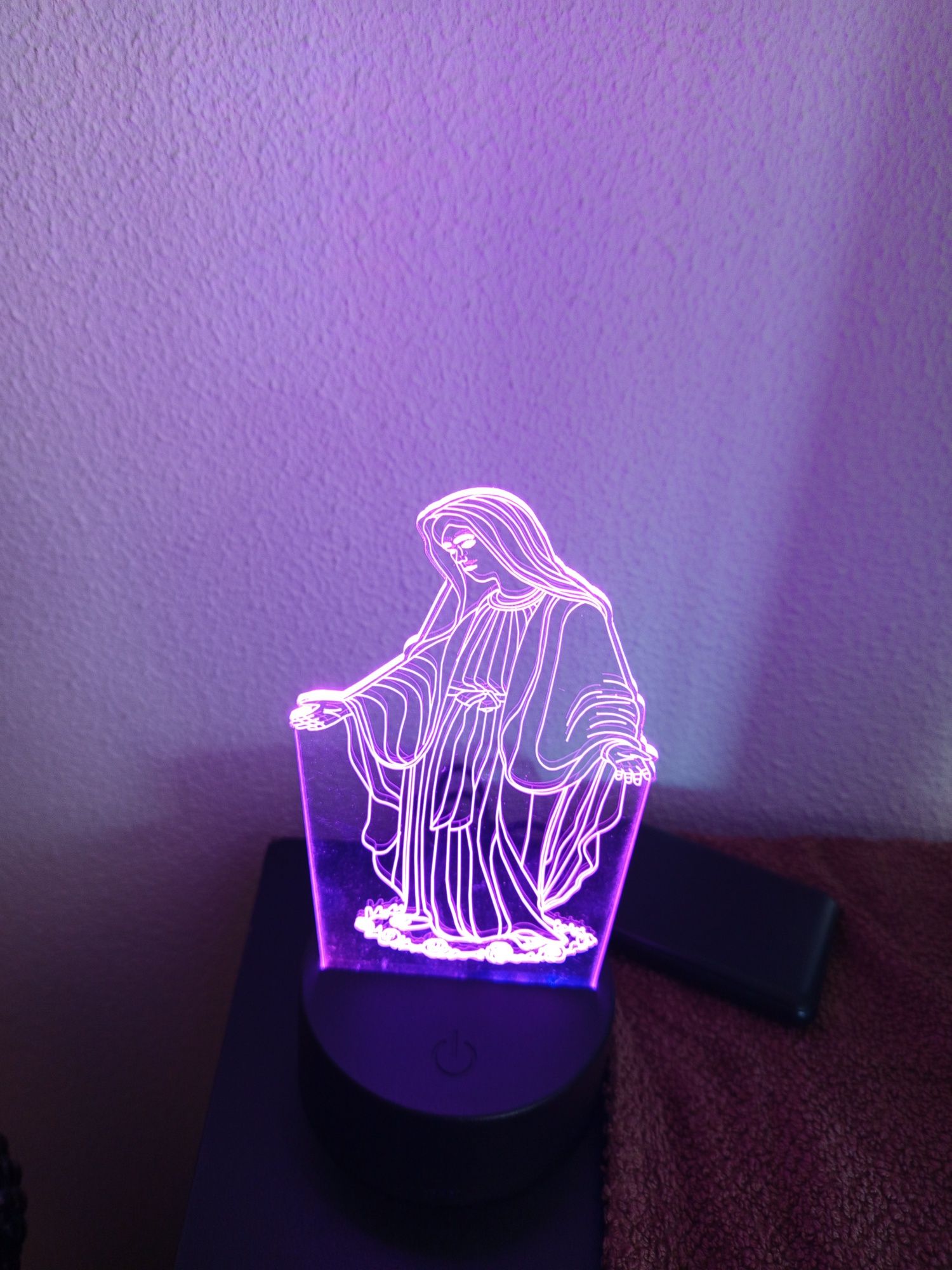 Candeeiro 3D decorativo.
