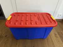 Plastikowe Pudelko na zabawki dziecięce ikea 70x40x40 70l