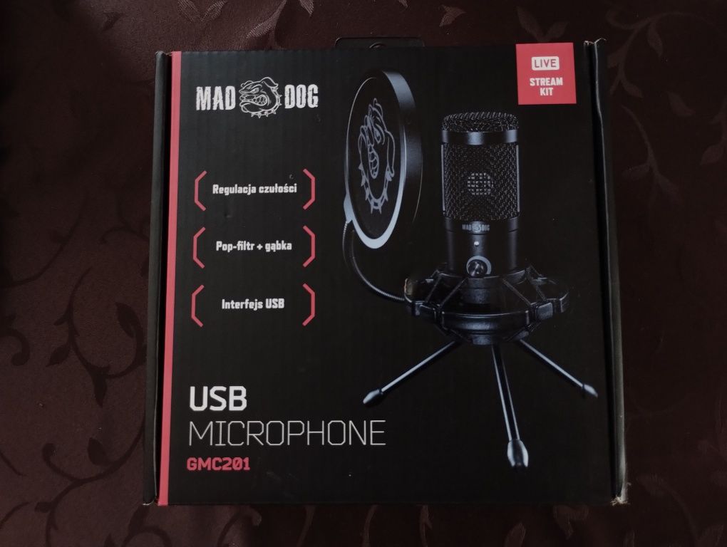 MAD DOG GMC201 Mikrofon Streamingowy