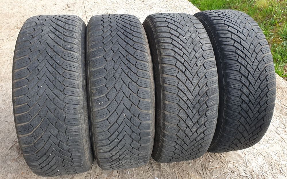 Opony zimowe Continental 205/55 R16 bieżnik 6 mm używane