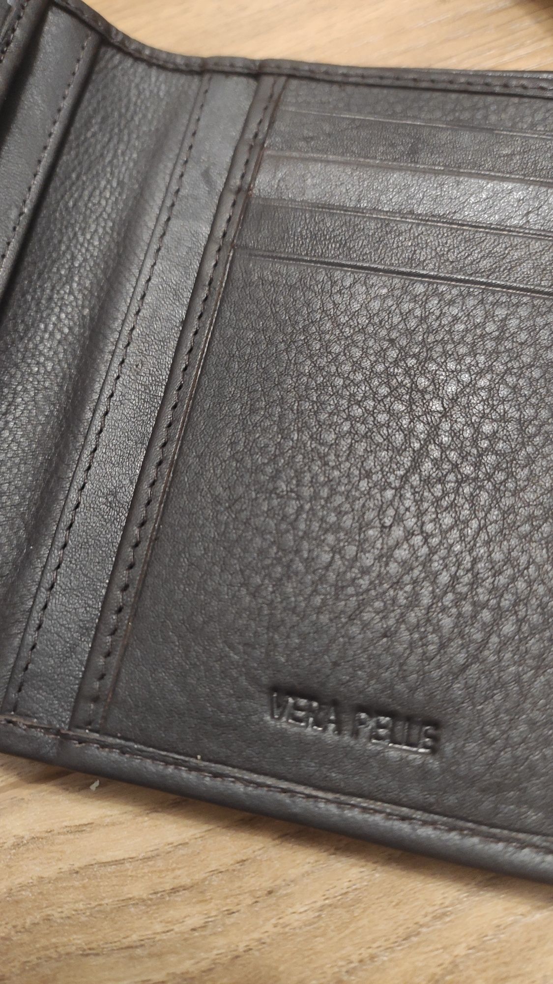 VIP Collection portfel męski skórzany skóra naturalna brązowy