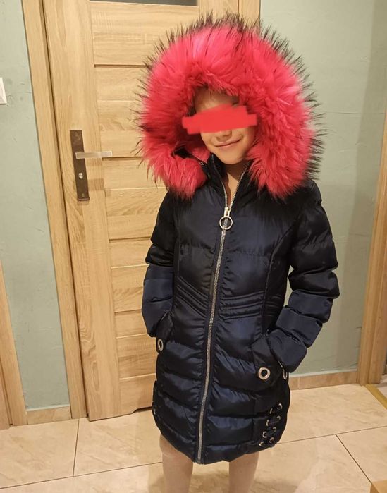 Kurtka zimowa dziewczęca 134