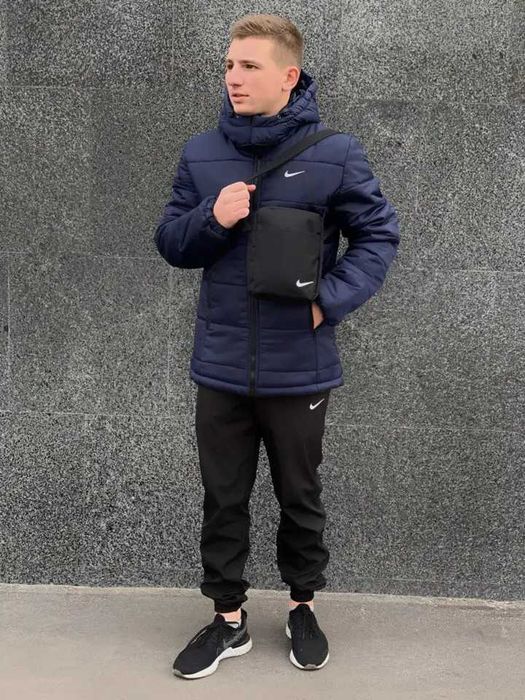 Костюм мужской зимний Nike до -25° куртка штаны сумка перчатки найк