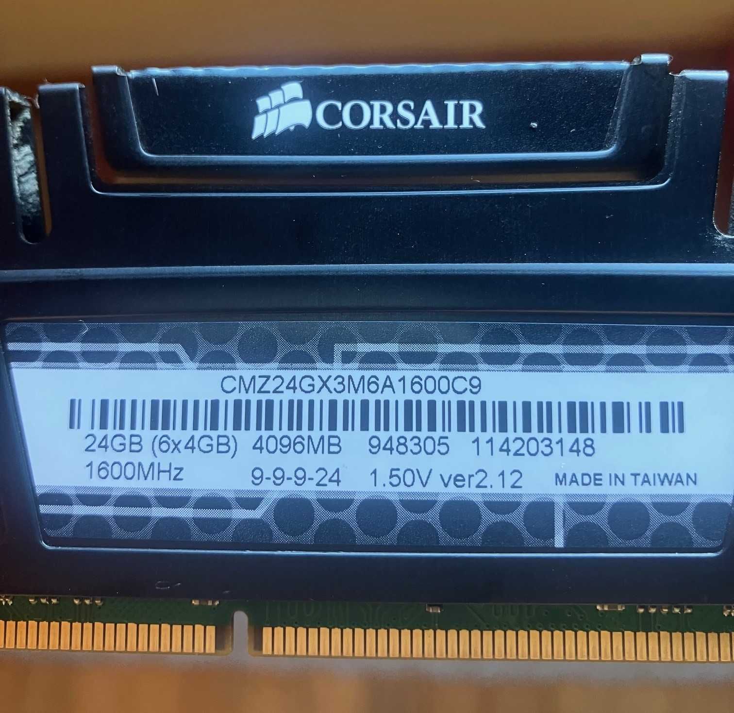 Kit 16Gb Memória DDR3 1600 Corsair
