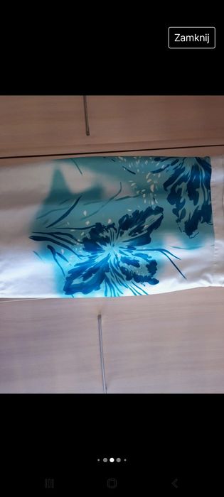 Sukienka w niebieskie kwiaty L