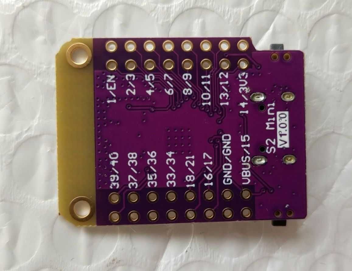 Arduino ESP32 S2 mini WiFi 2,4 GHz flash 4 MB / RAM 2MB USB Type-C