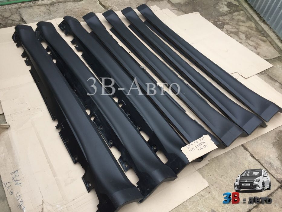 Накладка порога поріг комплект BMW 3 E60 E61 E90 E91 F01 E70 E71 X5 X6