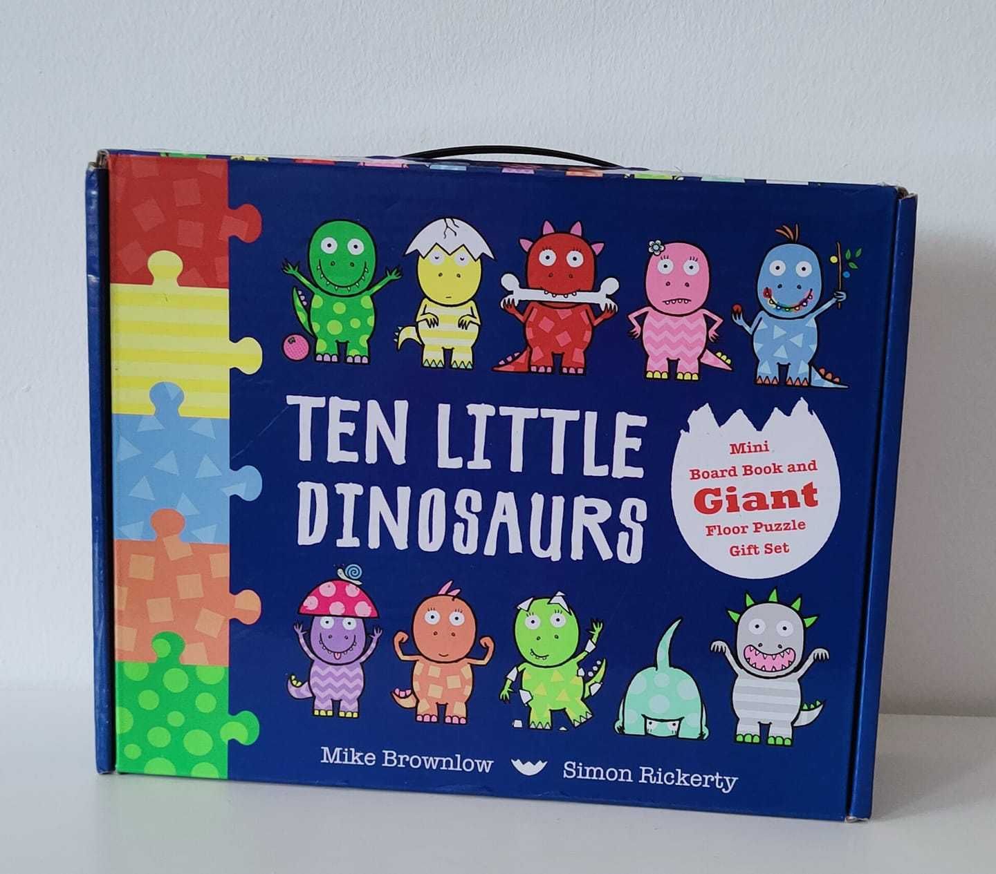 Puzzle - Dziesięć Małych Dinozaurów