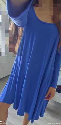 Niebieska sukienka L