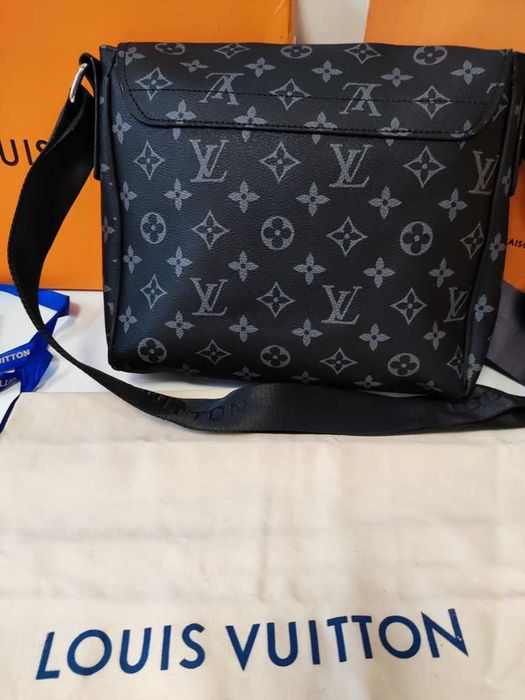 LOUIS VUITTON męska torba Listonoszka, skóra, Francja 41-887