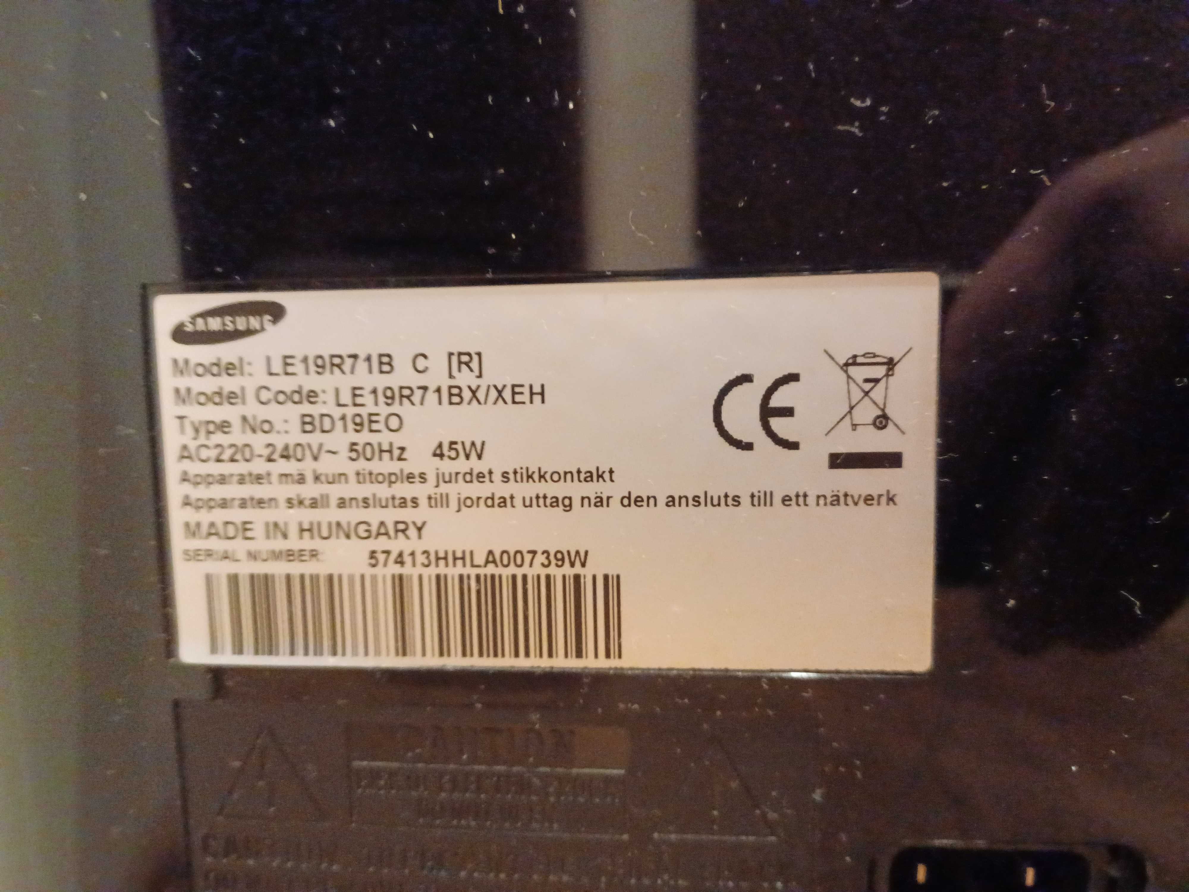 Samsung 19'' LE19R71B LCD