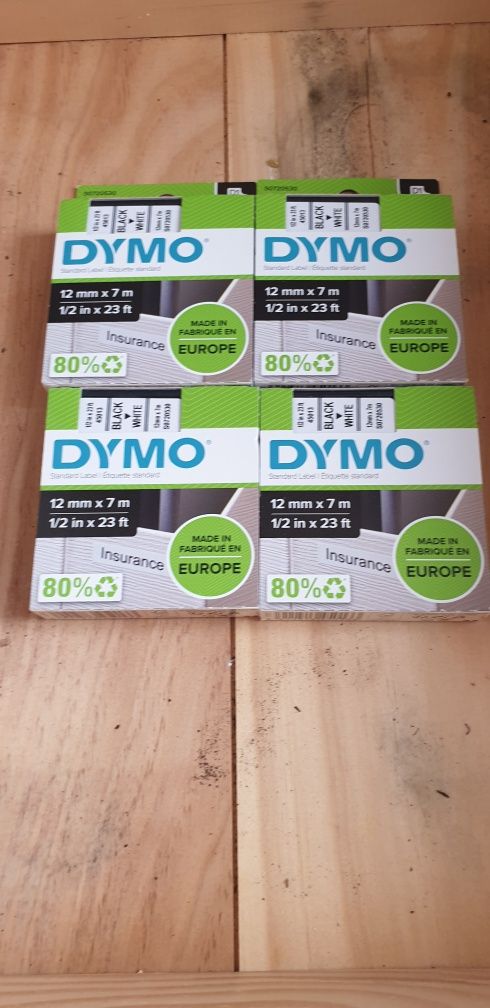 24 Fita Dymo D1/ 12mm×7m ler descrição / 1 etiquetas multiuso dymo