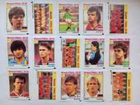 Obrazki ULKER FINAL 90 z gum do żucia ZESTAW 42sztuk 1990r. PRL UNIKAT