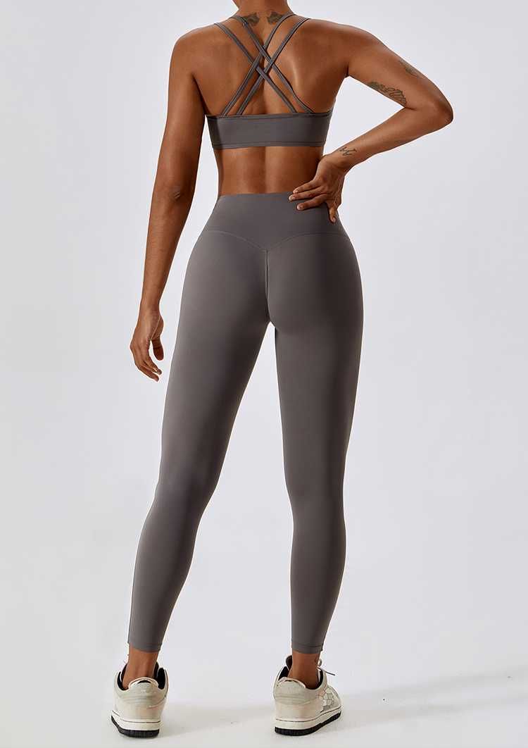 Топ Alo Yoga Fitness Bra Grey px09-GY