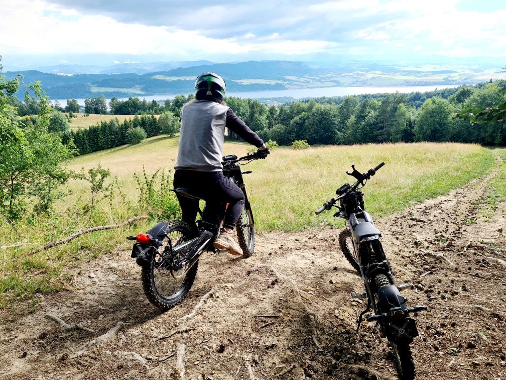 Wynajem surron motorower skuter elektryczny atrakcja Pieniny na dowód