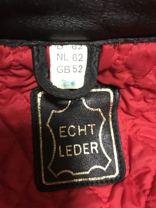 Шкіряна Мото куртка косуха Echt Leder- розмір. М-Л