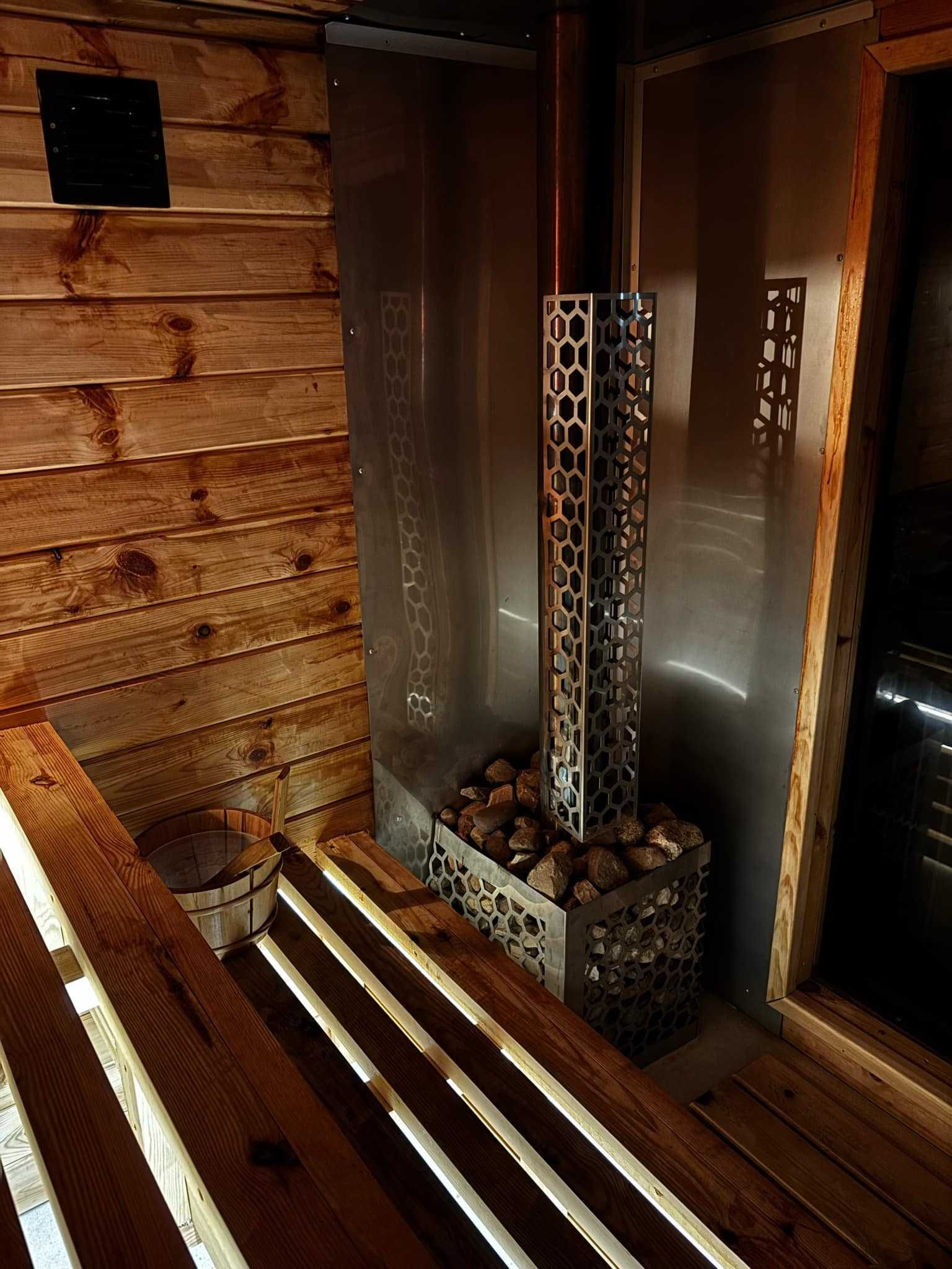 Sauna ogrodowa z balią + altana – luksusowy relaks w Twoim ogrodzie!