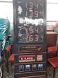 Painel Repsol display com preços 2m iluminado