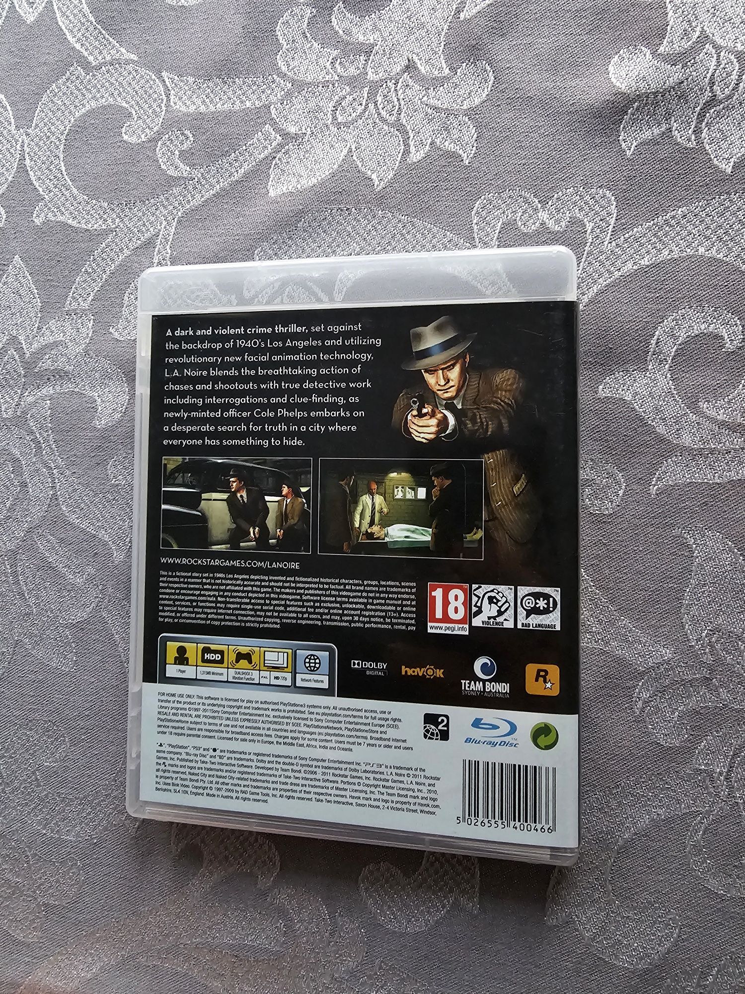 LA Noire Playstation 3 PS3 gra