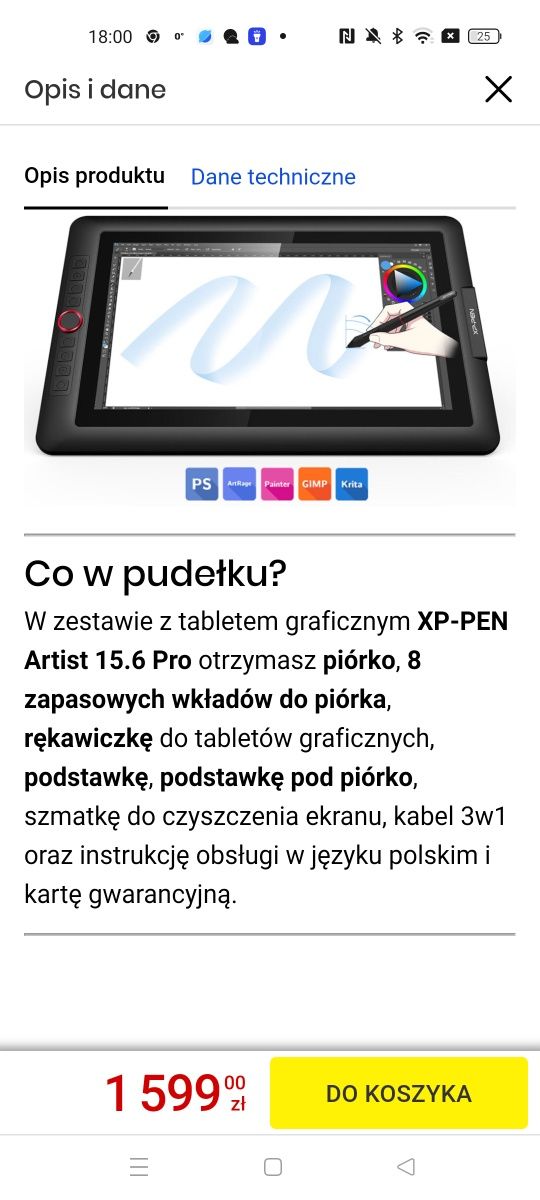 Nowy tablet graficzny