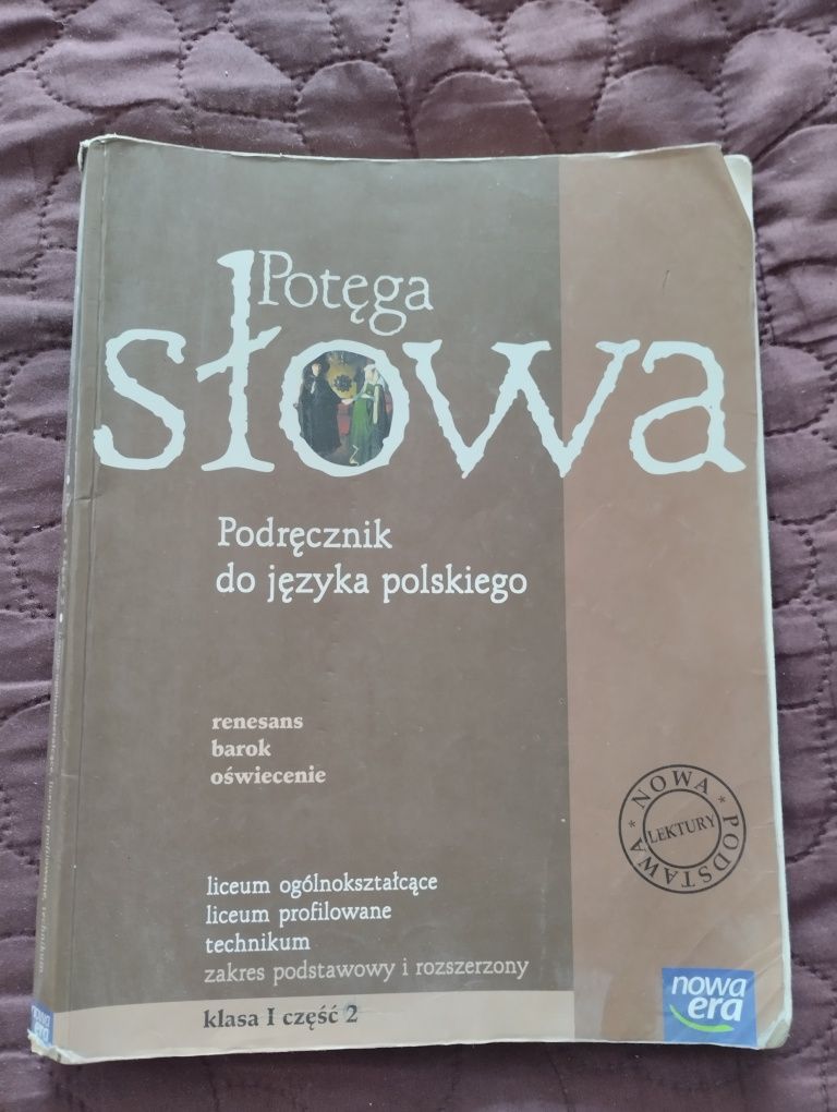 Potęga słowa, podręcznik do języka polskiego