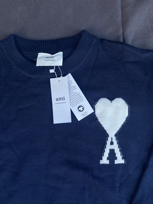 Sweat Ami Paris azul escura