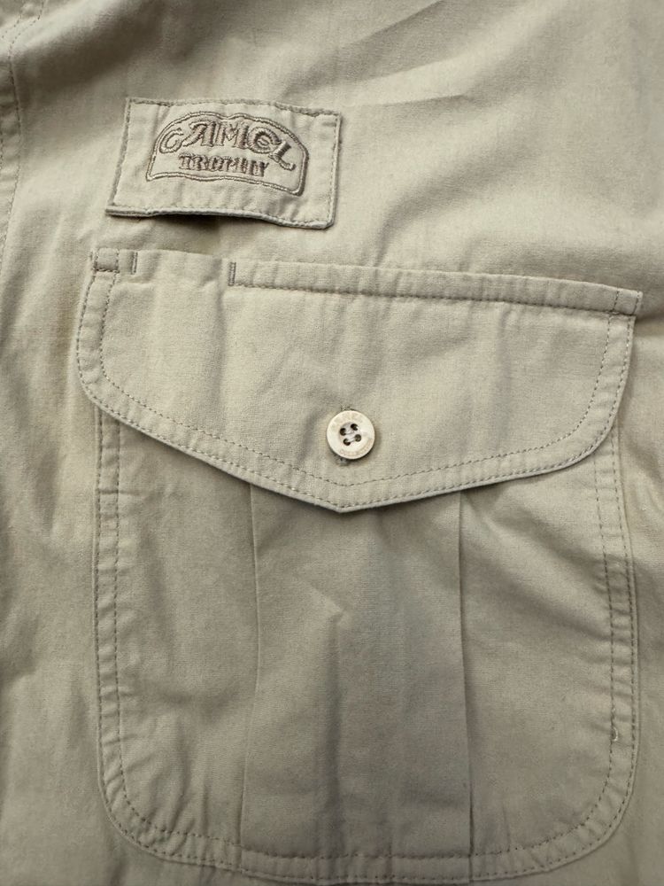Camel Trophy męska koszula vintage L/XL jak nowa, militarna/ sportowa