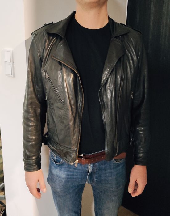 Męska skórzana ramoneska