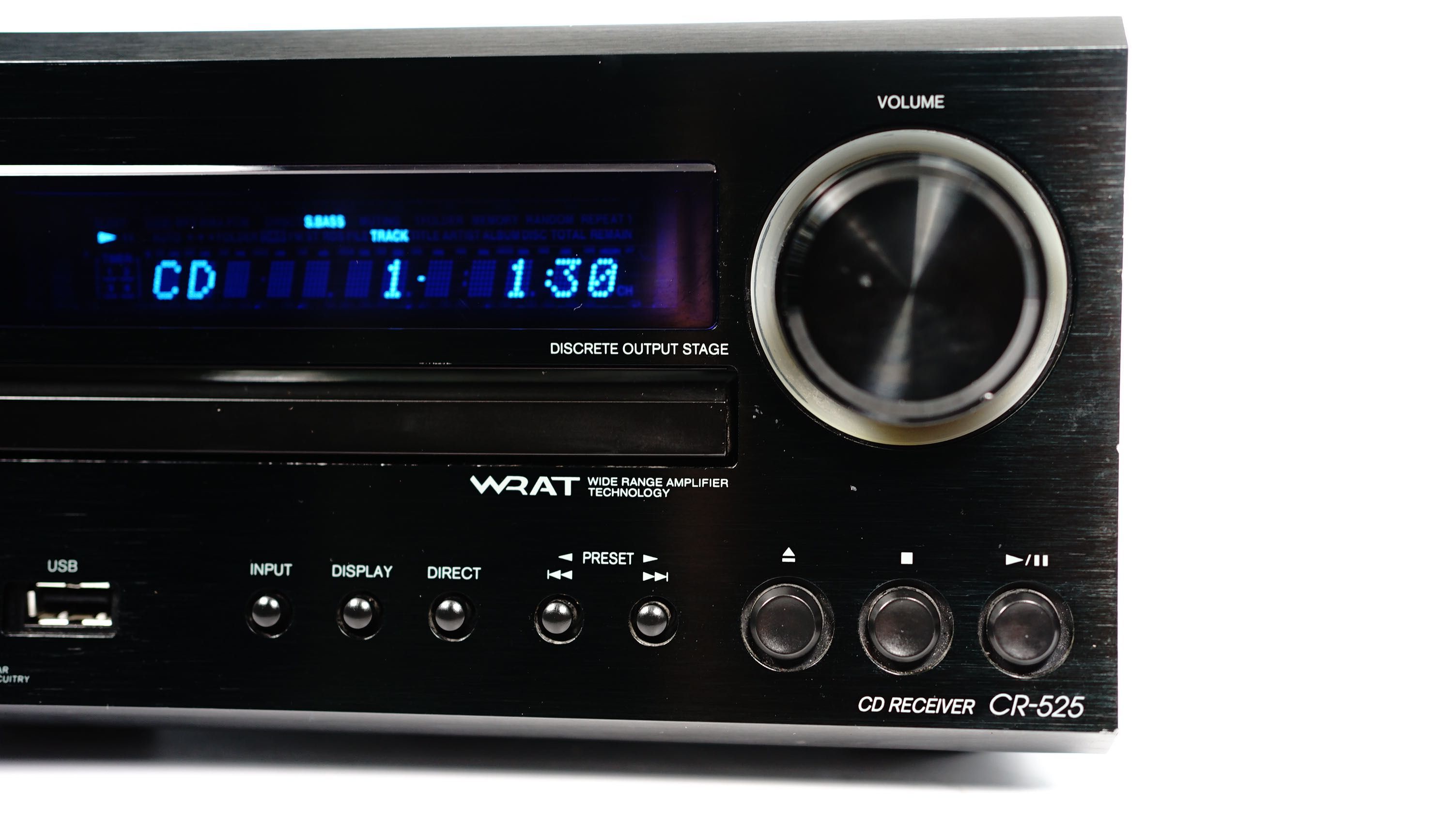 Amplituner wieża Hi-Fi Stereo ONKYO CR-525 Mp3 USB CD Tuner RDS
