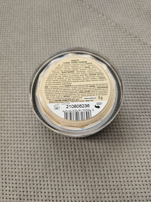 Eveline Variete Hydra Loose Powder Puder sypki chłodzący 5g