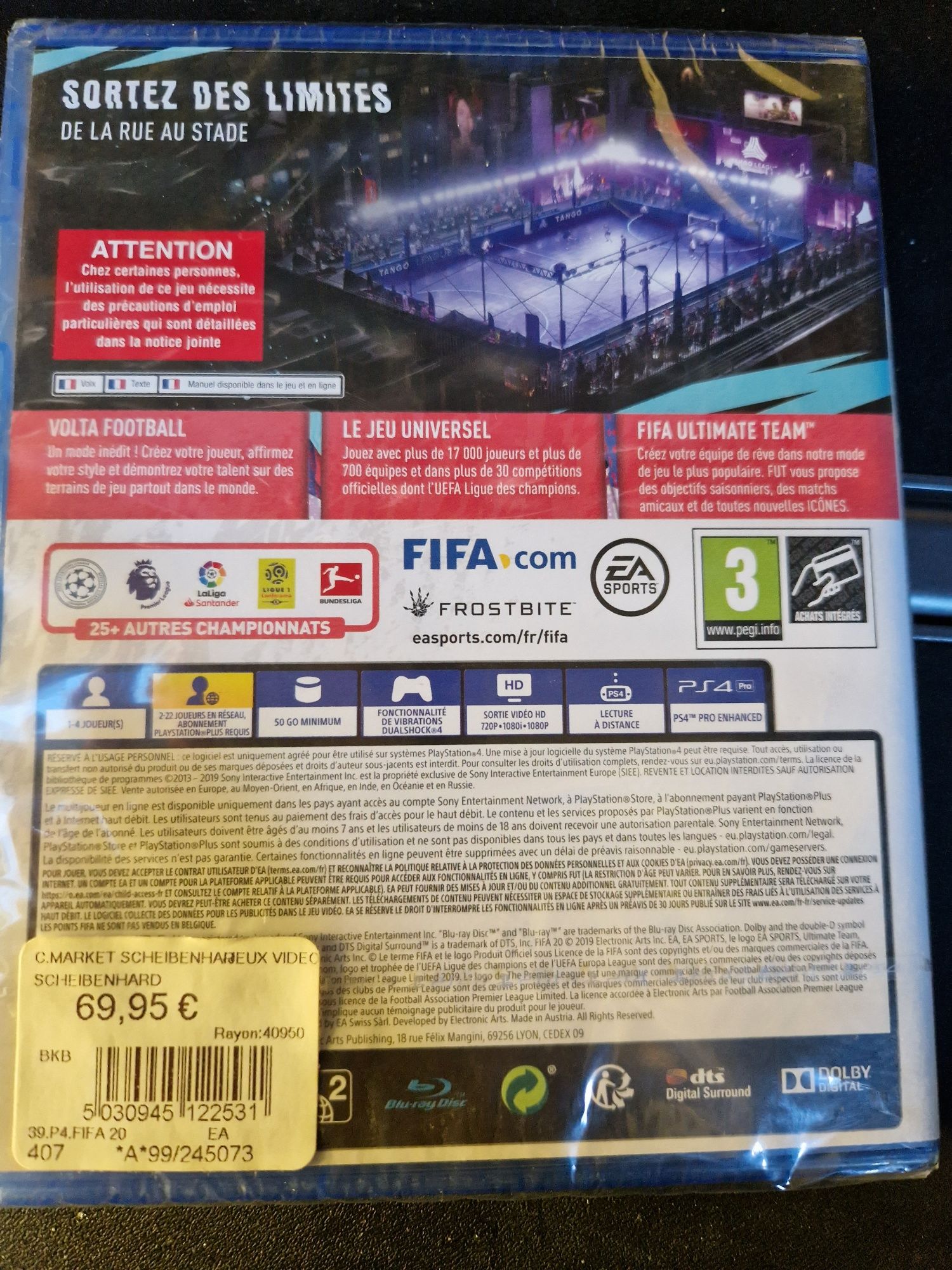 Ps4 FIFA20 Emabalado