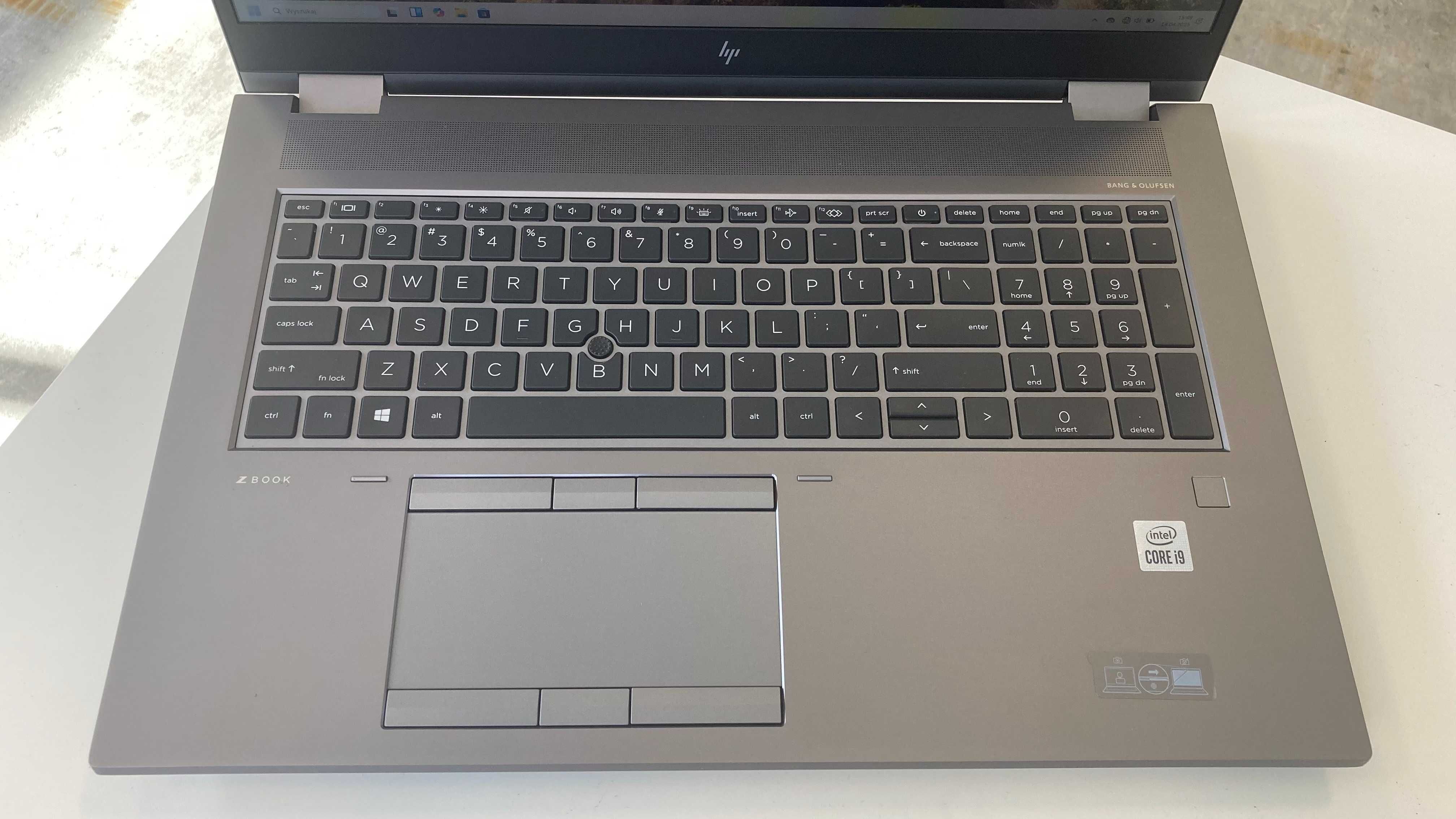 Laptop 17" HP ZBook Fury 17 G7 i9-10g 64GB 512SSD RTX 3000 W11 Klasa A