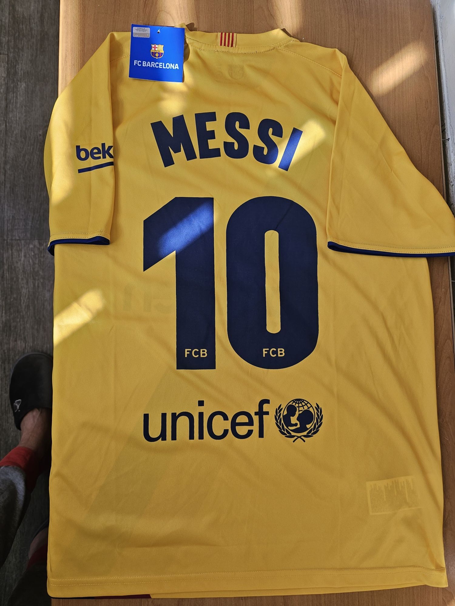 Мужская футболка Barselona messi, размер L-48