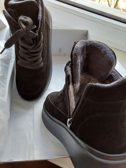 Новые чёрные хайтопы/ботинки/сапоги/кроссовки