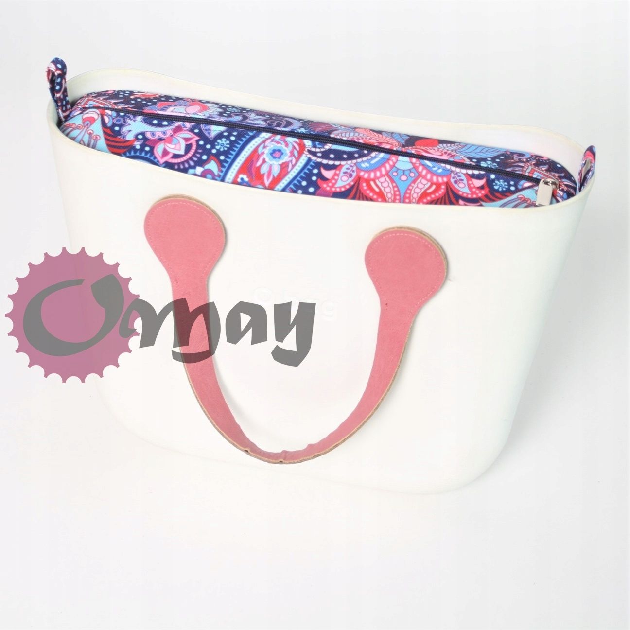cudny organizer OBAG MINI orient granatowy 2 kieszenie wkład OMAY