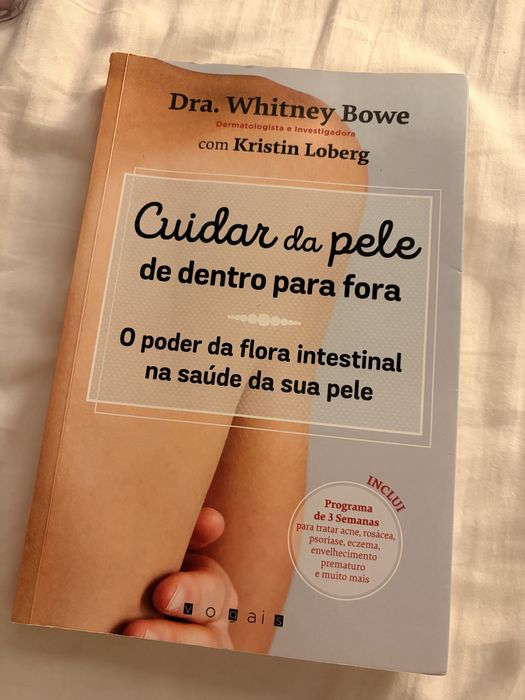 Livro cuidar da pele de dentro para fora