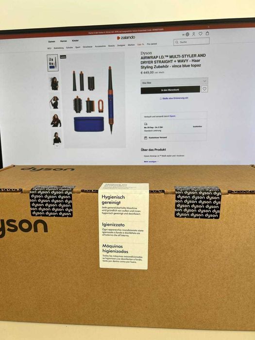 Suszarko-lokówka DYSON Airwrap I.D Straight+Wavy Fiolet-Niebieski/Topa