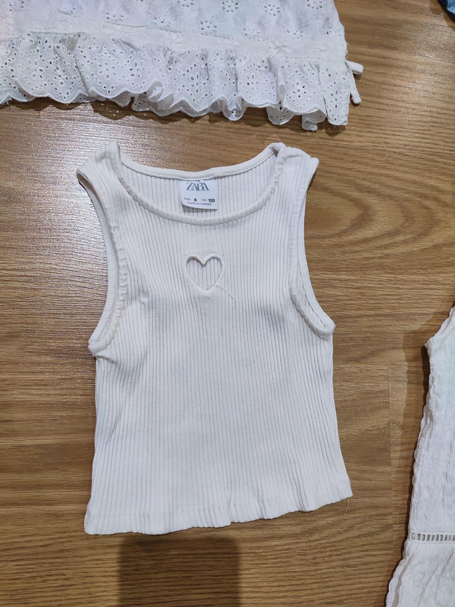 Blusas/tops alças/ cavas menina 7 e 8 anos