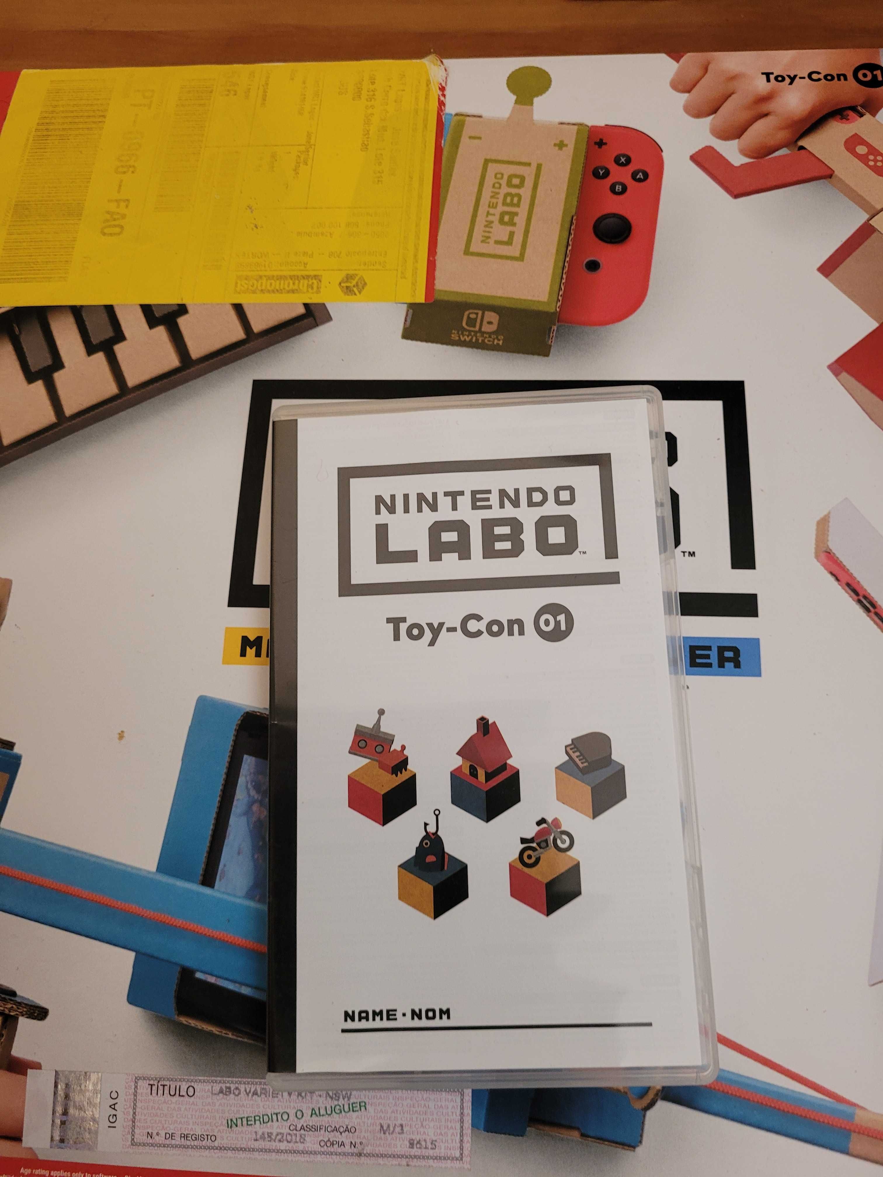 Nintendo switch com 3 jogos