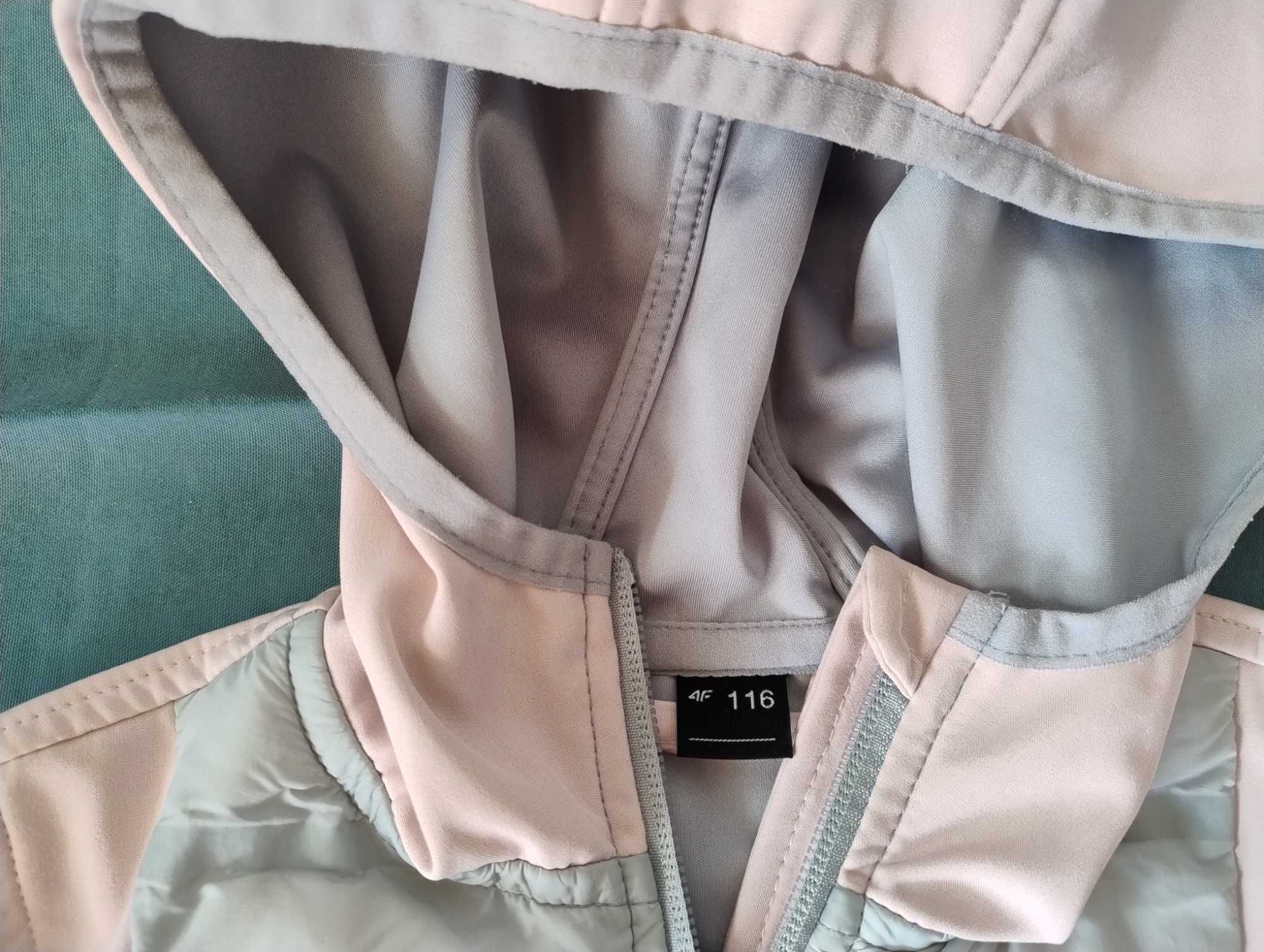 Bluza bluzeczka Kurtka Firmowa 4F na 116 cm wiosna jesień stan bdb.