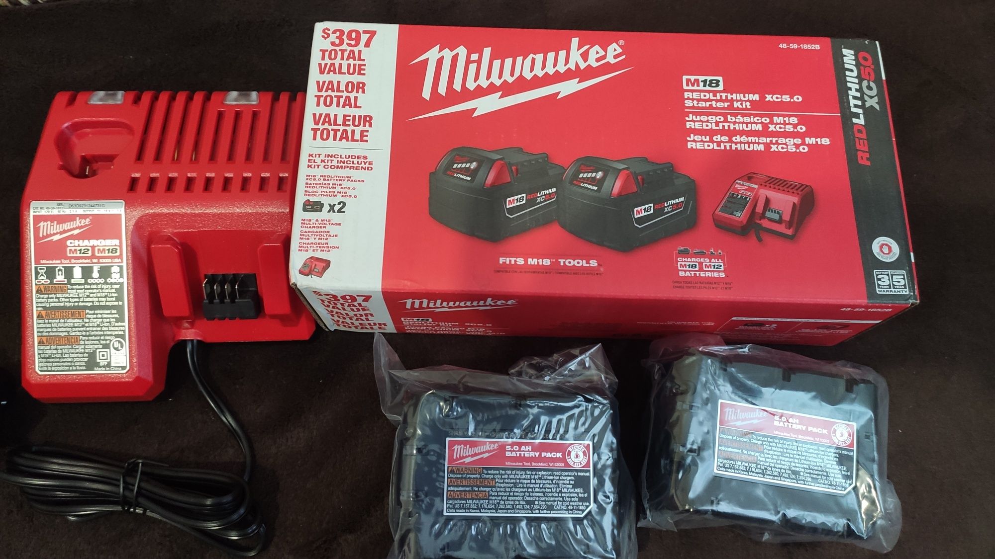 акумулятор Milwaukee 48-11-1850 M18 redlithium xc5.0 (48-59-1812)