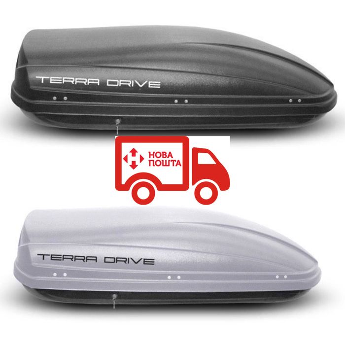 Автобокс TERRA DRIVE 440 175х85х44 см грузовой крышу багажник на авто