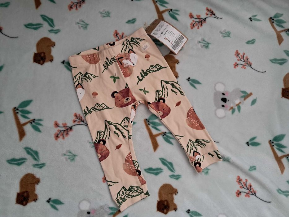Nowe leginsy spodenki Coccodrillo 74