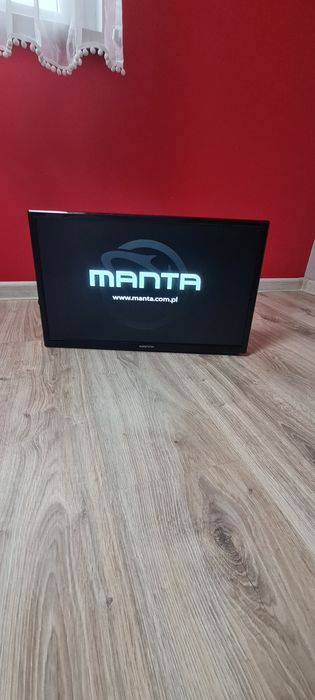 Telewizor Manta 22 cale z antena i pilotem, kamper/tir